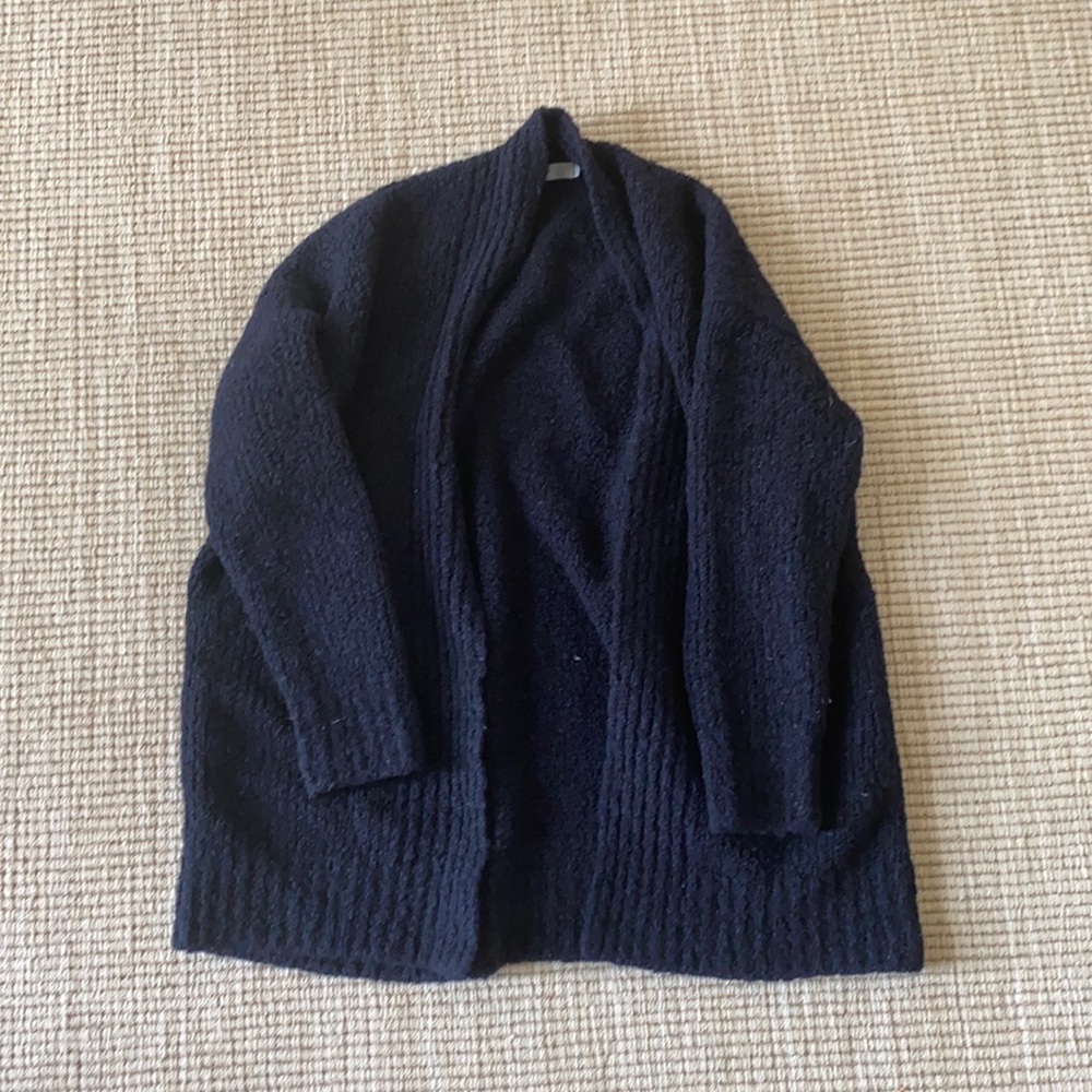 Vince Navy Wool/Cashmere Oversized Cardigan
